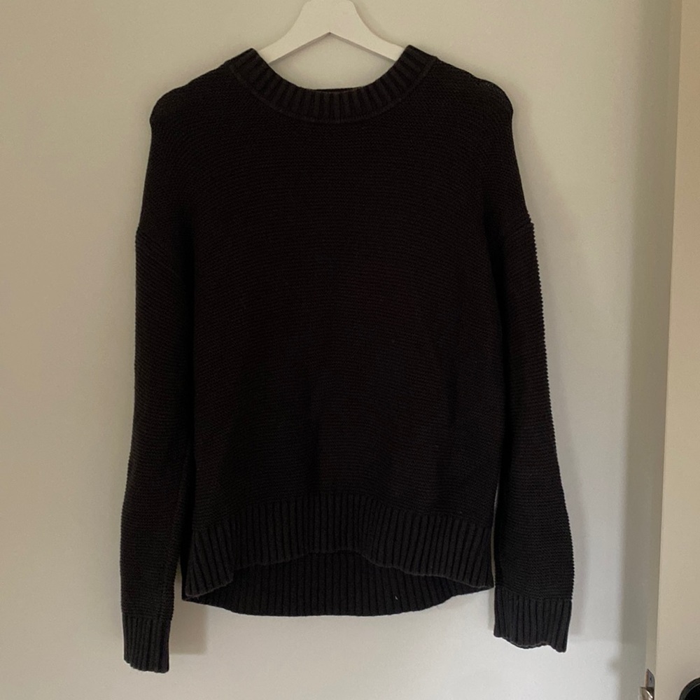 Cable knit sweater